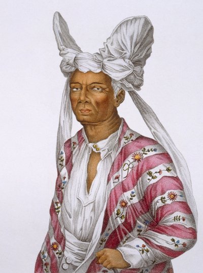 Naba-Leba, Koningin van het eiland Solor, nabij Timor, plaat 25 uit Voyage of Discovery to Australian Lands, gegraveerd door B. Roger, uitgegeven 1800-04 door N. Petit