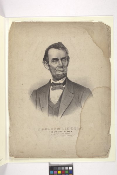 Abraham Lincoln door N. and Ives J.M. (1824 95) Currier