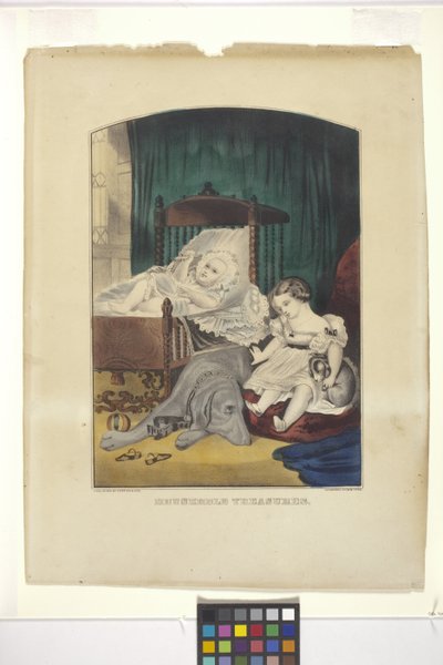 Huishoudelijke schatten door N. and Ives J.M. (1824 95) Currier