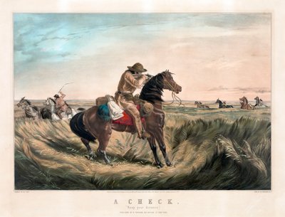 Oude West Scherpschutter door Currier & Ives door Currier and Ives