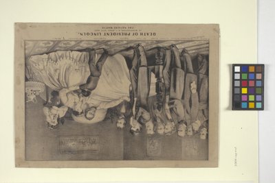 De dood van president Lincoln door N. and Ives J.M. (1824 95) Currier