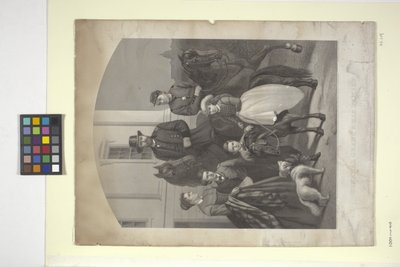 Generaal Grant En Zijn Familie door N. and Ives J.M. (1824 95) Currier