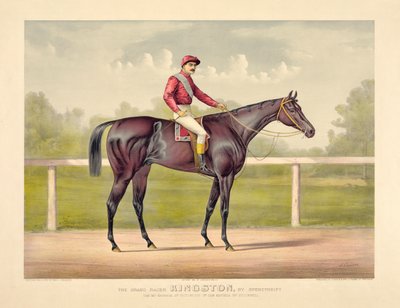 Grote Racer Kingston door Currier & Ives door Currier and Ives