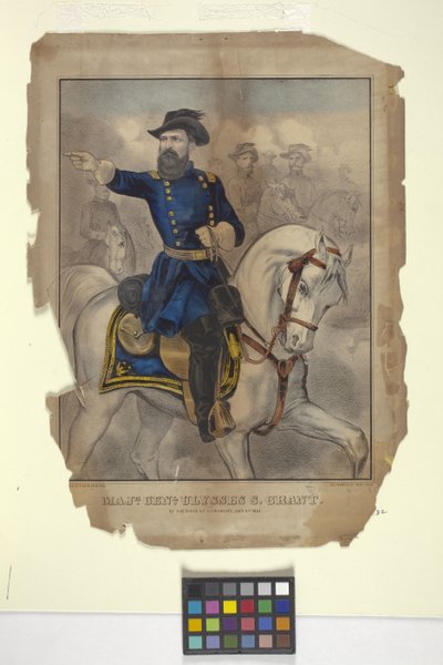 Generaal-majoor U. S. Grant door N. and Ives J.M. (1824 95) Currier
