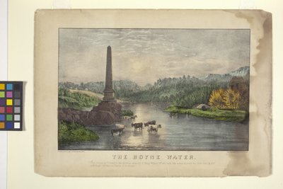 Het water van de Boyne door N. and Ives J.M. (1824 95) Currier