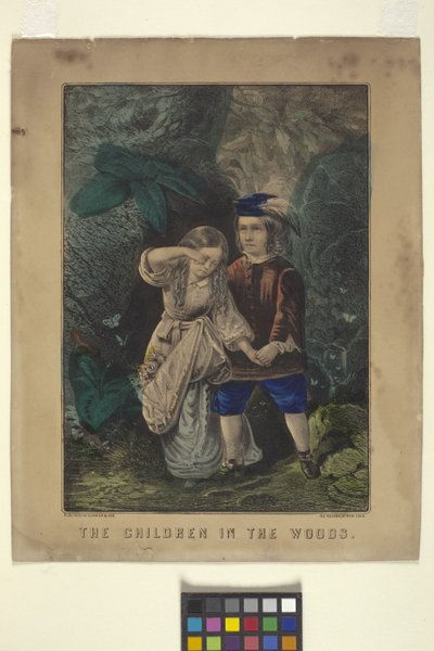 De Kinderen In Het Bos door N. and Ives J.M. (1824 95) Currier