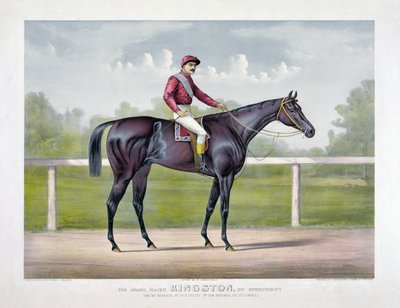 De Grote Racer Kingston door Spendthrift door Currier & Ives door Currier and Ives