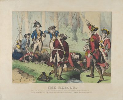 De redding door Currier and Ives