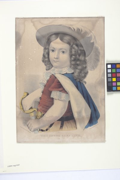 De jonge cavalerist door N. and Ives J.M. (1824 95) Currier