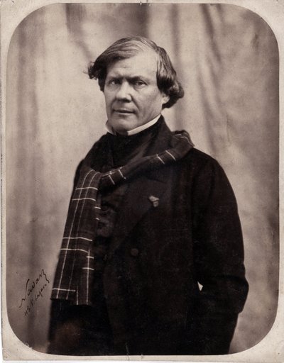 Portret van Paul Lacroix alias P.L. Jacob bibliothecaris (1806-1884) door Nadar