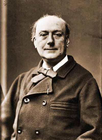 Portret van Theodore de Banville, dichter door Nadar