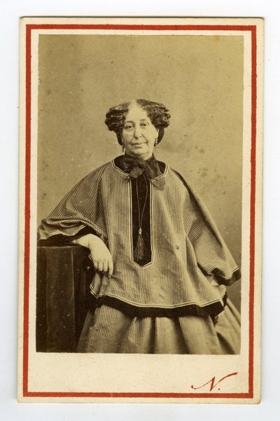 Portret van schrijver George Sand (1804-1876) door Nadar