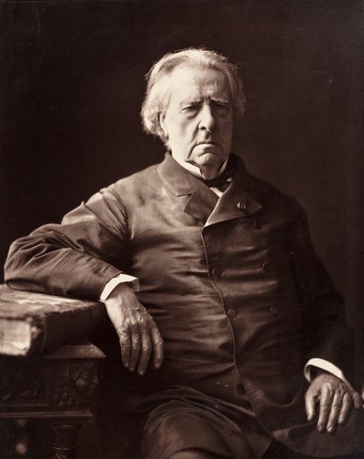 Baron Isidore Justin Séverin Taylor Belgische toneelschrijver en reisboekenschrijver, 1789-1878 door Nadar