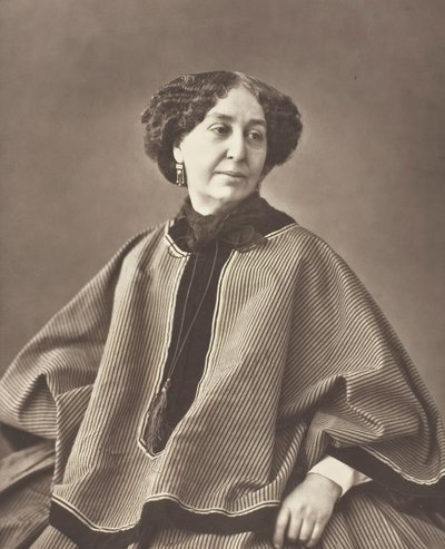 Georges Sand geboren Amantine Lucile Aurore Dupin, Franse romanschrijver, 1804-1876 door Nadar