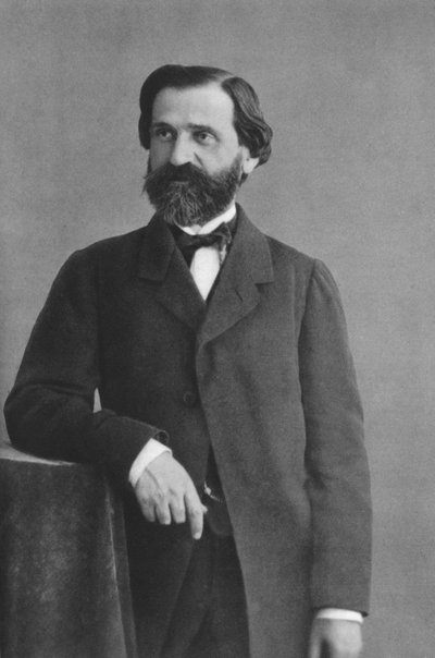 Giuseppe Verdi 1813-1901, Italiaanse romantische componist, voornamelijk van opera door Nadar