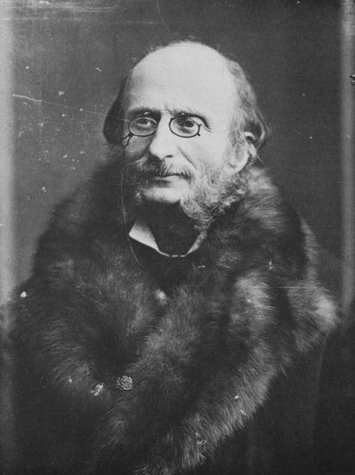 Jacques Offenbach, Duits-geboren Franse componist, ca. 1875 door Nadar