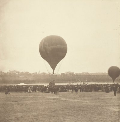 Le Geant, Champ de Mars, 18 oktober 1863, waarschijnlijk gedrukt 1880-1889 door Nadar