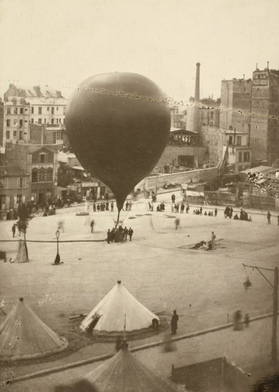 Le Neptune, Place Saint-Pierre in Montmartre, 23 september 1870 door Nadar