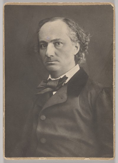 Portret van Baudelaire door Nadar