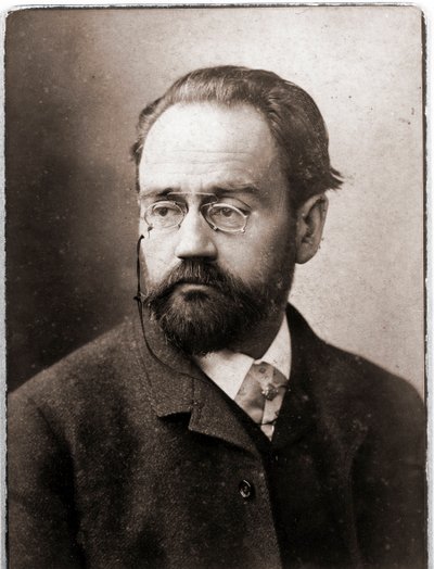 Portret van Emile Zola door Nadar