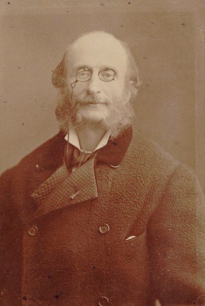 Portret van Jacques Offenbach 1819-1880, 1870 door Nadar