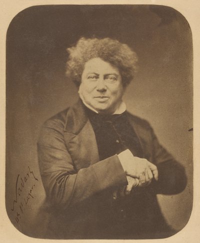 Alexander Dumas [père] (1802-1870) / Alexandre Dumas door Nadar [Gaspard Félix Tournachon]