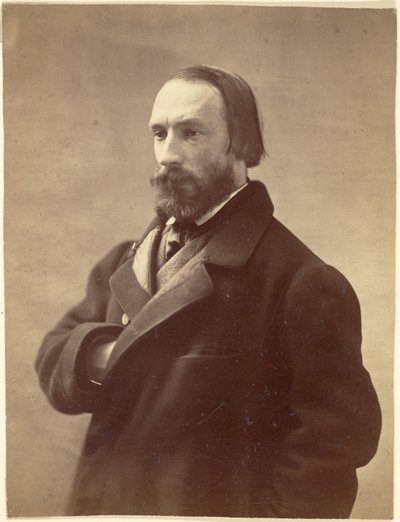 Auguste Vacquerie, schrijver door Nadar [Gaspard Félix Tournachon]