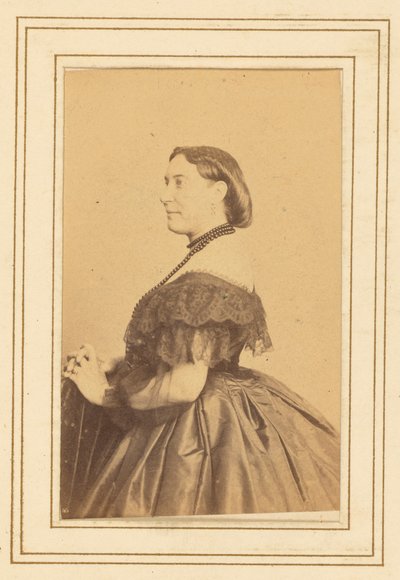 Augustine Brohan door Nadar [Gaspard Félix Tournachon]