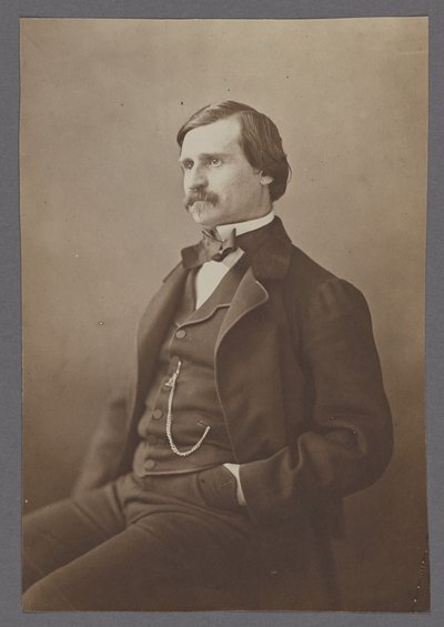 Henri Nicolle, literatuurwetenschapper door Nadar [Gaspard Félix Tournachon]