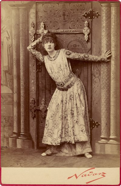 [Sarah Bernhardt als keizerin Theodora in Sardou