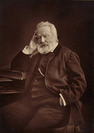 Victor Hugo door Nadar [Gaspard Félix Tournachon]