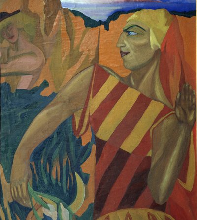 Medea. Kostuumontwerp voor het ballet Het Gulden Vlies, 1915 door Nadezhda Vladimirovna Lermontova