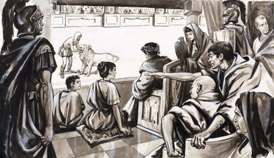 Androcles en de leeuw, uit 