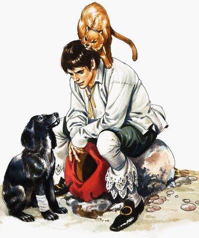 Dick Whittington () plus kat en hond door Nadir Quinto