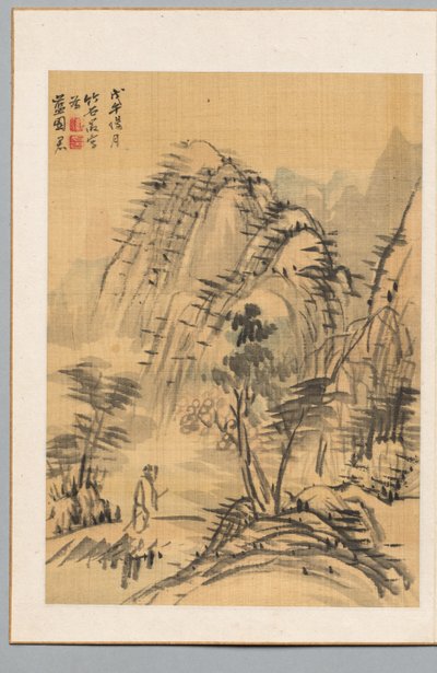 Landschap door Nagamachi Chikuseki