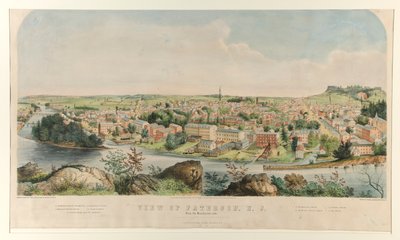 Gezicht op Paterson, N.J. door Nagel and Weingarten
