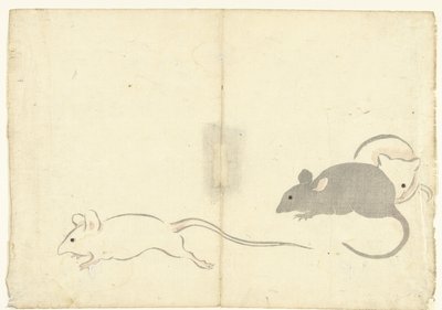Drie ratten door Nakamura Hochu