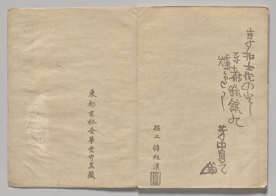 Scène uit Het Kōrin Prentenboek (Deel 1) door Nakamura Hochu
