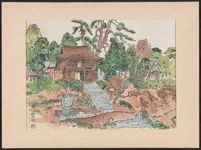 De Matsunodera tempel door Nakazawa Hiromitsu