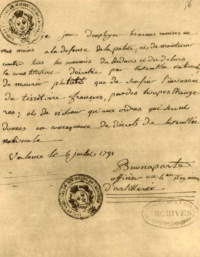Napoleons Constitutionele Eed door Napoleon Bonaparte I