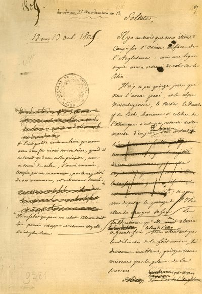 Proclamatie aan het leger, 13 oktober 1805, 1921 door Napoleon Bonaparte I