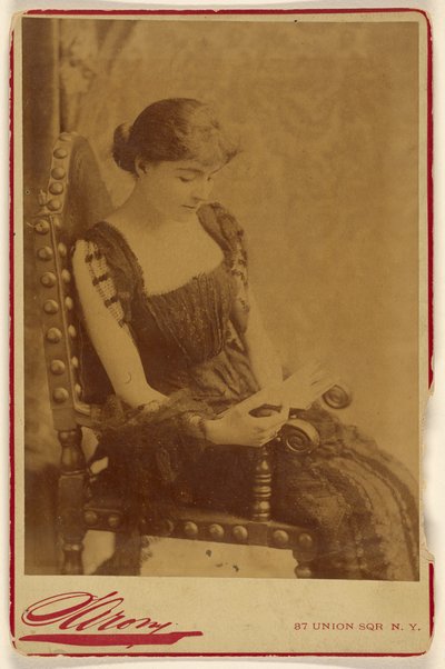 [(illeg.) Davenport] door Napoleon Sarony