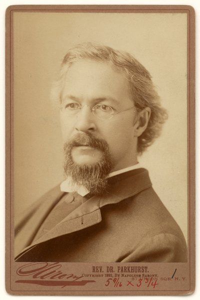 Charles Henry Parkhurst door Napoleon Sarony