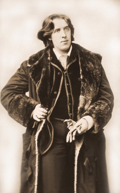 Oscar Wilde (1854 - 1900) rond 1882 door Napoleon Sarony (1821 - 1896). door Napoleon Sarony