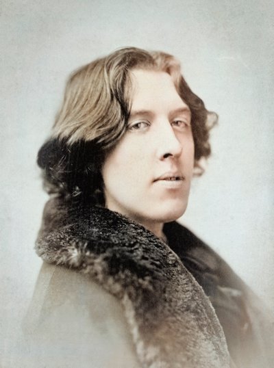 Oscar Wilde, vroege jaren 1880 (foto) door Napoleon Sarony