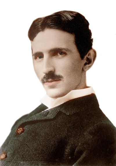 Portret van Nikola Tesla (1856-1943) - Kroatisch geboren Servische ingenieur, natuurkundige en uitvinder - Fotografie door Napoleon Sarony (1821-1896) 1890 door Napoleon Sarony