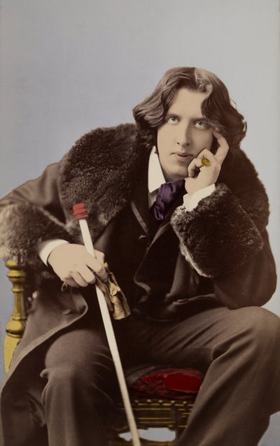 Portret van Oscar Wilde (1854 - 1900) rond 1882 door Napoleon Sarony (1821 - 1896) door Napoleon Sarony