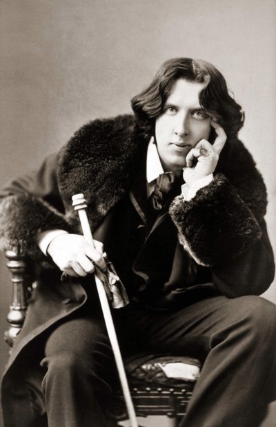 Portret van Oscar Wilde door Napoleon Sarony (1821 - 1896), circa 1882 door Napoleon Sarony
