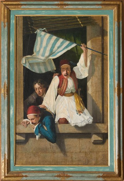 Scène van de Griekse Revolutie door Narciso Malatesta