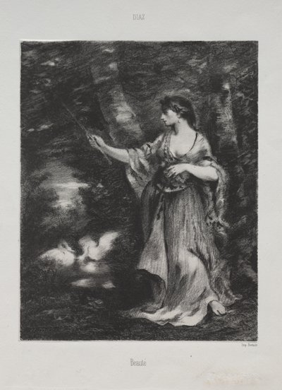 Schoonheid door Narcisse Diaz de la Pena
